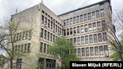 Deo zgrade u centru Beograda gde je smešten Hemijski fakultet, 2.4.2024.