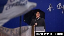 Vučić na mitingu Srpske napredne stranke u Beogradu, 26. maj
