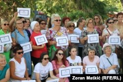 Protest u Orašju, 14. august 2023.