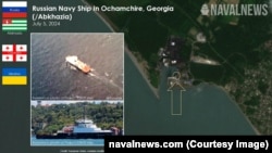 რუსული სამხედრო ხომალდი ოჩამჩირის პორტში - 10 ივლისს ოკუპირებული აფხაზეთიდან ახალი ცნობები გავრცელდა