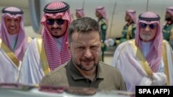 Fotografija saudijske novinske agencije SPA prikazuje ukrajinskog predsjednika Volodimira Zelenskog u Džedi u maju ove godine, uoči samita Arapske lige.