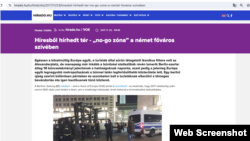 A közszolgálati hirado.hu cikke egy berlini lapra hivatkozik, de alátámasztásul a Voice of Europe-ot is belinkeli