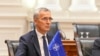 Shefi i NATO-s, Jens Stoltenberg, gjatë takimit në Qeverinë e Maqedonisë së Veriut. 21 nëntor 2023. 