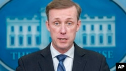 Savjetnik u Bijeloj kući Jake Sullivan na pres-konferenciji u Washingtonu, SAD, 5. septembar 2023.