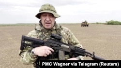 Liderul mercenarilor Wagner, Evgheni Prigojin, fotografiat cu două zile înainte de presupusa sa moarte, la 23 august. 
