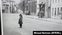 Mostar, Bosnia-Herzegovina, The "Enclave" exhibition of photographer Wade Goddard about wartime Mostar. June 27, 2023.