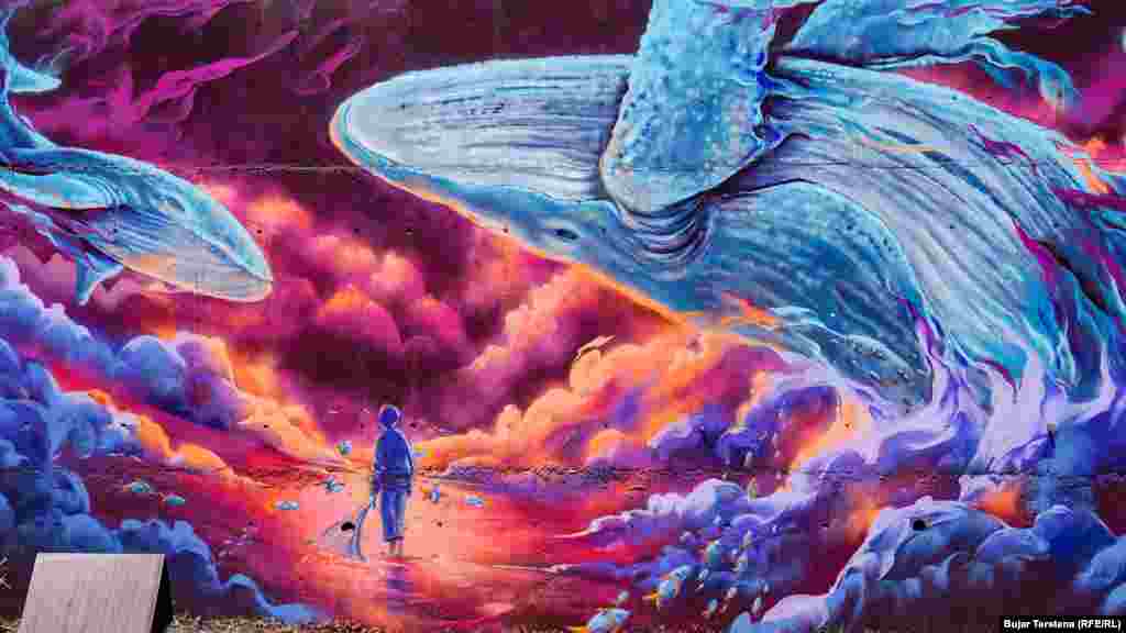 Într-un efort de a face locurile publice mai pline de viață și mai primitoare, artiștii graffiti internaționali care participă la festivalul anual Meeting of Styles (MOS) au realizat picturi murale vibrante în zonele degradate ale capitalei Kosovo.