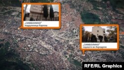 Локации на мапа од фирмата Симболико и нејзината подружница