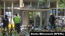 Ulaz u školu "Vladislav Ribnikar", maj 2023.