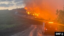 Tűz Cegléd környékén 2023. május 24-én