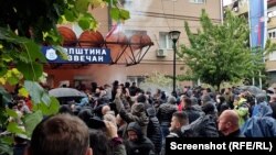 Судир на граѓаните и полицијата во Звечан, Косово 26.05 2023