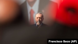 Turski predsednik Redžep Tajip Erdogan drži govor pred lokalne izbore, Istanbul, 24. mart 2024.