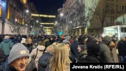 Protest u Beogradu, 16. januar 2024. 