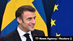 Emmanuel Macron u posjeti Švedskoj, u Stockholmu, 30. januara 2024.