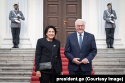 საქართველოს და გერმანიის პრეზიდენტების შეხვედრა