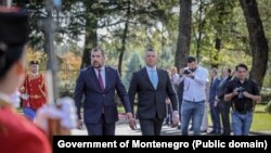 Sa primopredaje dužnosti između sadašnjeg i bivšeg ministra odbrane Dragana Krapovića i Filipa Adžića 31. oktobra 2023.