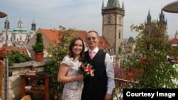 Soții Alsu Kurmasheva și Pavel Butorin.