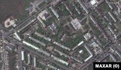 12-то училище и жилищни сгради в Бахмут, 8 май 2022 г.