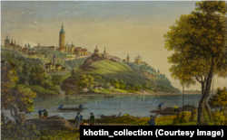 Kijevo-pečerska lavra. Njemačka gravura iz oko 1845. godine.