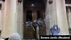 Инциденти на протестот во Белград, 24 декември 2023 година