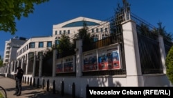 Clădirea ambasadei ruse la Chișinău. 