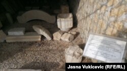 Dio arheološke zbirke Muzeja, Ulcinj, Crna Gora, 15. decembar 2023.