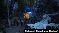  Вечером 27 июня российские войска нанесли два ракетных удара по центру Краматорска