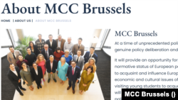 Részlet a szervezet weboldalából