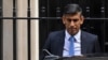 Britanski premijer Riši Sunak u Downing Streetu 10, sedištu premijera u centru Londona 6. septembra 2023.