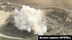 Explozibilul a fost detonat în condiții de siguranță, la centrul de trageri din orașul Vulcănești.