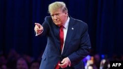 Доналд Тръмп по време на предизборната си кампания