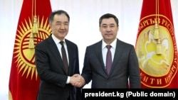 Бакытжан Сагинтаев и Садыр Жапаров.