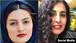 Новинарските Елназ Мохамади и Негин Багери.