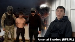 Бекназар Боругул уулу жана Аскар Кубанычбек уулу (справа).
