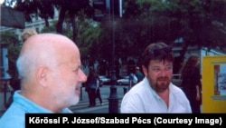 Eörsi István és Podmaniczky Szilárd író-költő, dramaturg