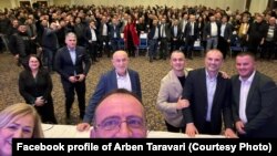 Вонреден конгрес на крилото на Алијансата за Албанците, предводено од лидерот Арбен Таравари, Скопје, 16 феврурари 2024