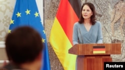 Šefica diplomatije Njemačke Analena Berbok u Podgorici, Crna Gora, 4. marta 2024.