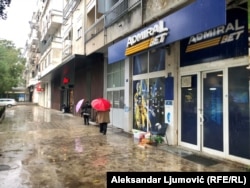 Lokali afarist i ish-kompanisë PIK Kosova në qendër të Podgoricës, në rrugën Moskovska.