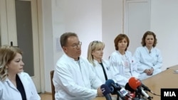 Прес-конференција на лекари од Клиника за токсикологија, Скопје, 22.4.2024 година 