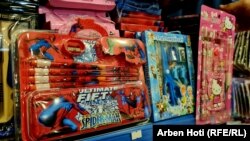 Set shkollor fals për fëmijë pa certifikatë "CE".