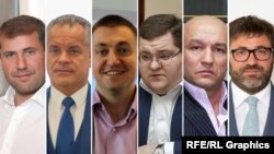 Potrivit SIS, peste 500 de persoane, companii sau fundații fac parte din lista persoanelor și entităților asociate cu subiecții sancțiunilor internaționale - de la stânga la dreapta: Ilan Șor, Vlad Plahotniuc, Veaceslav Platon, Igor Ceaika, Grigore Caramalac, Vladimir Andronachi.