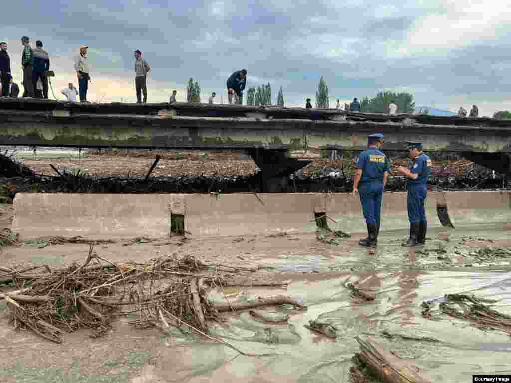 Селевой поток смывал мосты, авто, столбы электропередач и подтопил дома.