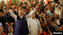 Indijski premijer Narendra Modi u sedištu svoje partije u Nju Delhiju, 4. jun 2024.