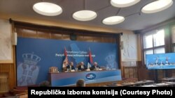 Pres konferencija Republičke izborne komisije, 17. decembar 2023.