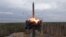 Russia test-fires a Yars intercontinental ballistic missile in nuclear drills from a launch site in Plesetsk, northwestern Russia, in October 2022. 