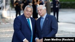 Виктор Орбан и Жосеп Борел во Гранада, Шпанија, 06.10.2023.