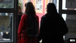 Nxënës në një shkollë fillore në Maqedoninë e Veriut - Fotografi ilustruese nga arkivi.