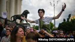 Протестиращи срещу домашното насилие, София, 31 юли