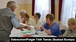 Szavazás Polgáron 2024. június 9-én (képünk illusztráció)