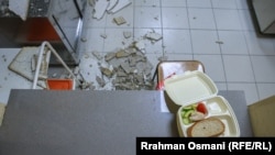 Dëmet e shkaktuara në kuzhinën e Onkologjisë në QKUK.